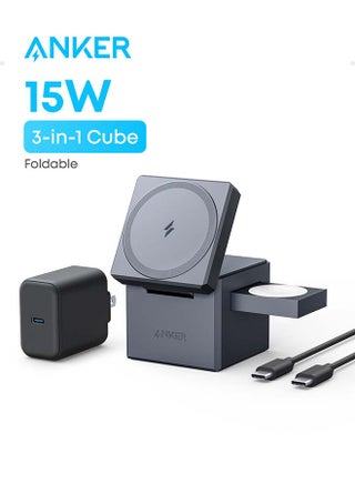 Anker 3-in-1 MagSafe Cube Charger 15W Foldable - AED 279 on Noon, Cheapest in UAE