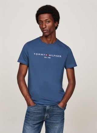 Tommy Hilfiger Logo Slim Jersey T-Shirt - AED 80 on Noon (69% Off, All-Time Low)